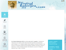 Tablet Screenshot of festival-radovljica.si